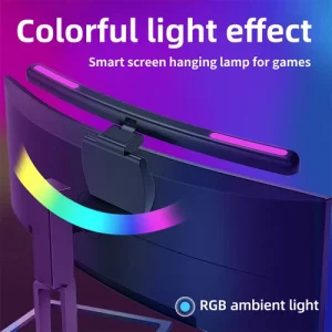 USB Stepless Dimming Screen Hanging Light Curved Screen Monitor Light Bar RGB